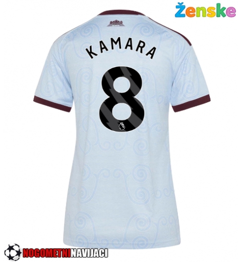 Ženske Nogometnih dresov Aston Villa Boubacar Kamara #8 Tretji 2026-27 Kratki rokavi Ženske Nogometnih dresov Aston Villa Boubacar Kamara #8 Tretji 2026-27 Kratki rokavi